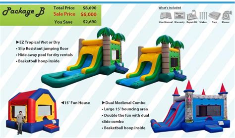 Reduced price code for magic jump inflatables